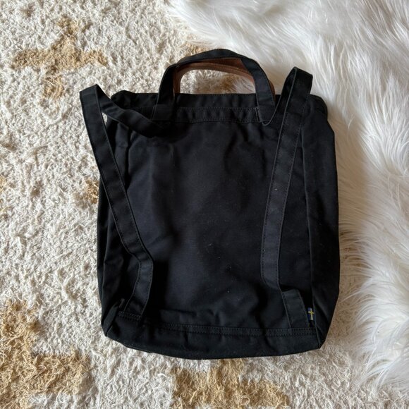 Fjallraven Black and Tan Tote Bag - Picture 6 of 10